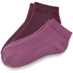Tchibo - 2 Paar Yogasocken - Damen - Gr. 35-38 - rosa