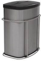 novocal automatischer Abfallbehälter, 8 Liter Fassungsvermögen, mit Sensor und Halterung