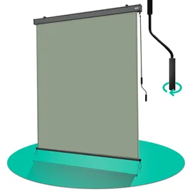 Strattore Windschutz Ausziehbare Senkrechtmarkise 180 x 250 cm Grün Polyester