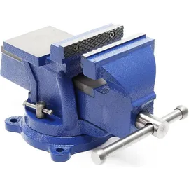 Wiltec Schraubstock Metall 100 mm grau