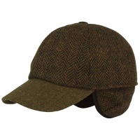 Breiter Baseballcap mit Ohrenschutz aus Wolle von Hut-Breiter -