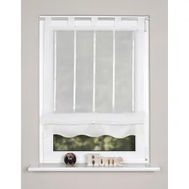HOME WOHNIDEEN Raffrollo HEINE HOME Gr. 2, beige (natur), B:100cm H:140cm, Raffrollos