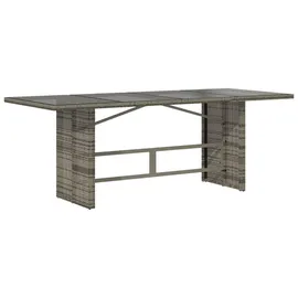 vidaXL Garten-Essgruppe 9-tlg. Grau