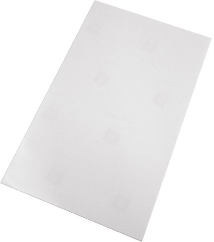 Tankpad Folie transparent, 1 Blatt, transparent