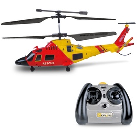 MONDO Motors – Hubschrauber – Rescue Ultradrone ferngesteuert, mit Infrarotstrahlen, integrierter Gyroskop, 3 Kanäle, 63711, Mehrfarbig