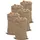 vidaXL Jutesack 100% Jute Braun 65 x 135 cm