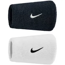 Nike Swoosh Classic Doublewide Schweißbänder 036 - black/white/black