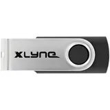 Xlyne USB-Stick Retail 64GB Schwarz/Silber 7606400 USB-C®