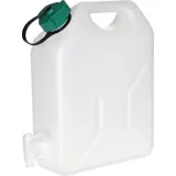 BURI Kanister Wasserkanister 5L mit Auslaufhahn Wasserbehälter Kanister Wassertank weiß