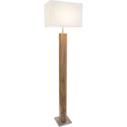 NOWA Stehlampe "GUMP", braun (holzoptik hell), Lampen, holzoptik hell