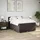 vidaXL Boxspringbett 140 x 200 cm Dunkelbraun