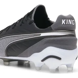 Puma King Ultimate FG/AG Herren White/Bluemazing/Flat Light Gray/Sunset Glow 41