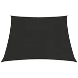 vidaXL Sonnensegel 160 g/m2 3/4x2 m Schwarz