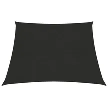 vidaXL Sonnensegel 160 g/m2 3/4x2 m Schwarz