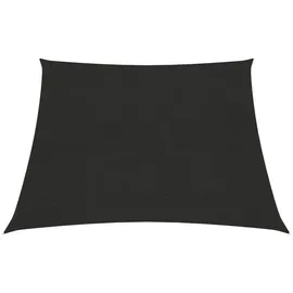 vidaXL Sonnensegel 160 g/m2 3/4x2 m Schwarz