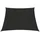 vidaXL Sonnensegel 160 g/m2 3/4x2 m Schwarz