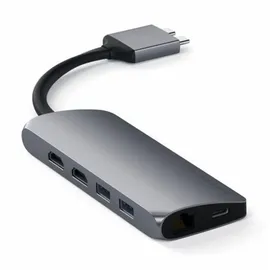 Satechi Dual Multimedia Adapter - Schwarz