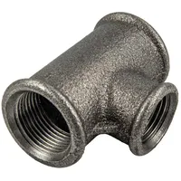 Gebo gebofittings Temperguss Gewindefittings 130-T-Stk. 1 1/2 red.,sw