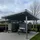 trendy home Doppelcarport 5,75 x 5,00 m silber inkl. Regenrinne