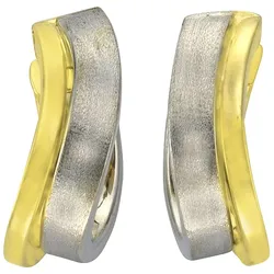 Celesta Gold Ohrring 333/- 2-farbig
