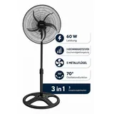 Opviq KTF-340 50 cm Standventilator Schwarz