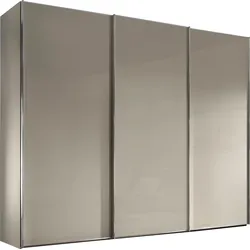 Schwebetürenschrank STAUD "Sinfonie Plus, edles Design in hochwertiger Qualität, Made in Germany", beige (sandglas), B:280cm H:222cm T:68cm, Holzwerkstoff, Schränke, Mit vier verschiedenen Ausstattungsvarianten