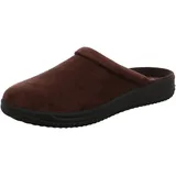 Rohde Herren Hausschuh Pantoffel in Komfortweite G 1/2 Soltau H 2773, Größe:41 EU, Farbe:Braun