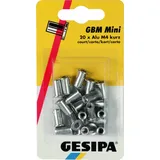 Gesipa Blindnietmuttern Mini-Pack Alu M4 kurz 20 Stück