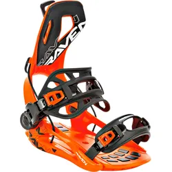 Snowboard-Bindungen Fastec FT360 orange|SCHWARZ M