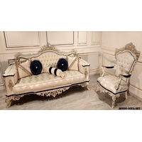 JVmoebel Sofa, Luxus Sofagarnitur 3+1 Sitzer Garnitur Sofa Sofas Sessel Stoff beige