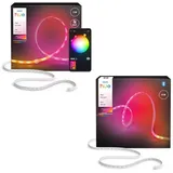 Philips - Dimmbarer LED-RGBW-Streifen Hue FLUX 4+2m LED/35,5W/230V 2200-6500K - Weiß