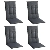 GO-DE Polsterauflage 118 x 48 x 5 cm grau 4-tlg.