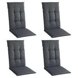 GO-DE Polsterauflage 118 x 48 x 5 cm grau 4-tlg.
