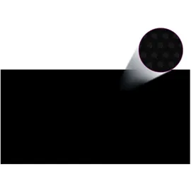 vidaXL Poolabdeckung schwarz 549 x 274 cm