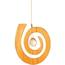 Saraswati Spirale natur 15 cm, Kristall