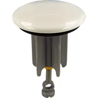 Tecuro Universal Exzenterstopfen Ø 65 mm Keramikstopfen weiß, Ablaufstopfen