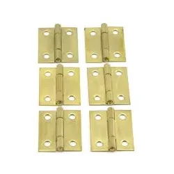 6 x Scharniere 38x31x1.2 mm