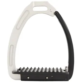 BR Steigbügel Lavarone (12cm) - Silber-Schwarz