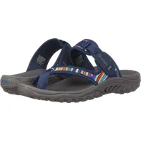 Skechers Damen Reggae Mad Swag Zehensandalen Sandale, Navy - 39 EU