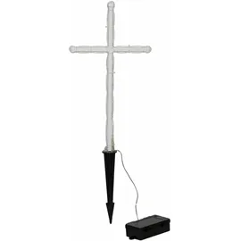 Star Trading Grablicht Gravecross, 24 warmweiße LEDs