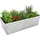 Relaxdays Hochbeet 100 x 57 x 100 cm Silber