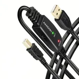 AXAGON USB-A auf USB-B 10 m Schwarz