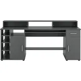 vogl möbelfabrik Schreibtisch »Timra mit Monitoraufsatz, Tastaturauszug & Towerfach,«, Breite 154 oder 178 cm, Made in Germany