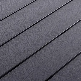 Mojawo Gartenmöbel Set 7-tlg. Schwarz