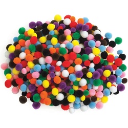 Colorations Colorations - Mini Pom Pomps Diverse, 450St.