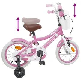 vidaXL Kinderfahrrad 16 Zoll rosa