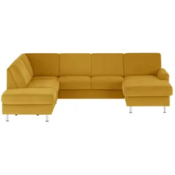 meinSofa Wohnlandschaft Mit verschiedenen Funktionen verfügbar Jana , gelb , Maße (cm): B: 309 H: 87 T: 235.0