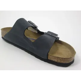 Birkenstock Arizona Weichbettung Naturleder geölt schmal schwarz 45