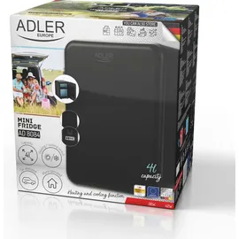 Adler AD 8084 Mini-Kühlschrank 4 l 27 cm hoch Schwarz