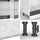Vicco Winkelküche R-Line L-Form 287 x 227 cm anthrazit hochglänzend/weiß matt